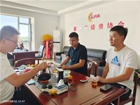 莱州市诚信建设促进会李学明秘书长到访我协会